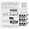 Spec-D Tuning 04-08 Ford F150 Grille Insert - Rivet Style - Steel/Black HBG-F15004BKSS-YH - alternate 8